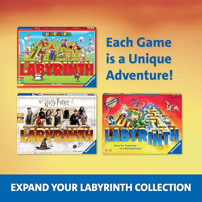 Ravensburger Labyrinth Pokemon Board Game - A Strategic Maze Adventure for Family Nights & Pokemon Parties - Includes Pikachu Bulbasaur and More - Great Birthday Gift for Kids Ages 7 and Up