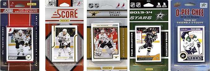 NHL Dallas Stars 5 Different Licensed Trading Card Team Sets Brown One Size