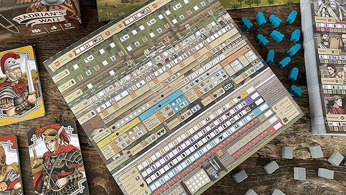 Renegade Game Studios: Hadrian's Wall Strategy Board Game 60 Minute Play Time 1 to 6 Players For Ages 12 and up