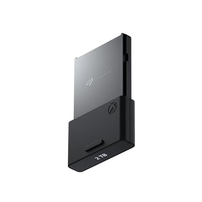 Seagate Storage Expansion Card 2TB Solid State Drive - NVMe SSD for Xbox Series X|S, Quick Resume, Plug & Play, Licensed (STJR2000400) Black