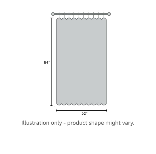 H.VERSAILTEX 100% Blackout Curtains for Bedroom with Black Liner Full Room Darkening Curtains 84 Inch Long Thermal Insulated Back Tab/Rod Pocket Window Drapes for Living Room, 2 Panels, Natural Sand