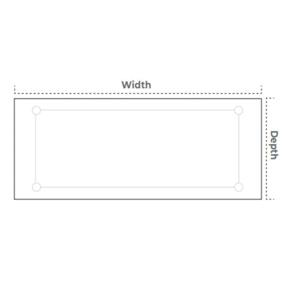 EMPURA 48" x 30" Stainless Steel Work Table | Commercial Flat Top Food Utility Prep Workstation for Kitchen Garage | 500 lb Capacity, Galvanized Undershelf Legs, 48" W x 30" D x 35" H, 18 Gauge, NSF