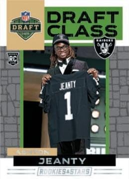 2025 Panini Rookies &amp Stars Football 6-Pack Hobby Blaster Trading Card Box (1 Autograph or Memorabilia Card Per Box)