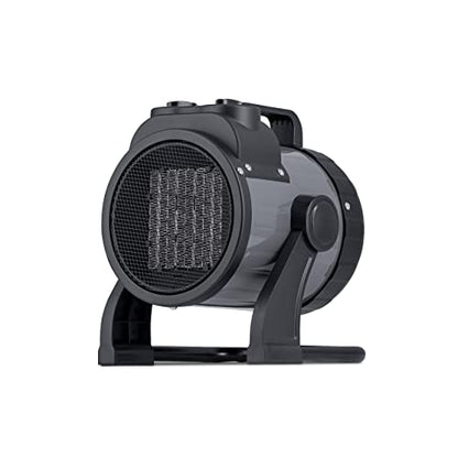 NewAir NGH160GA00, 120V Electric Portable Garage Heater, Heats Up to 160 Square Feet, Garge, Black and Gray