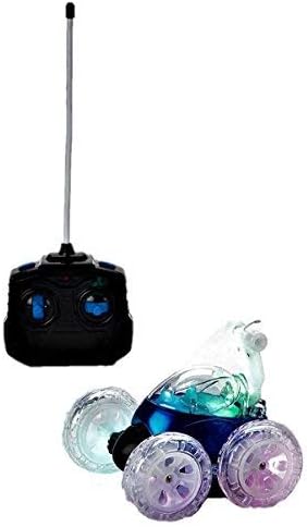 Mindscope Turbo Twisters Blue 49 MHZ Bright LED Light Up Stunt RC Remote Control Vehicle