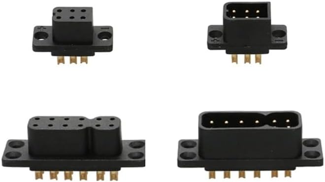 5Pairs Fixed Wing Aircraft Model JY6P JY12P 6 Pin/12 Pin Quick Release Male Female Plug Brushless Motor Servo RC UAV Connector(5pairs JY6P)