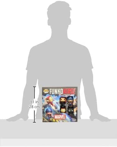 Funko Games Funkoverse: Marvel 100 4-Pack - Black Panther - Marvel Comics - Light Strategy Board Game for Children &amp Adults (Ages 10+) - 2-4 Players - Collectible Vinyl Figure - Gift Idea