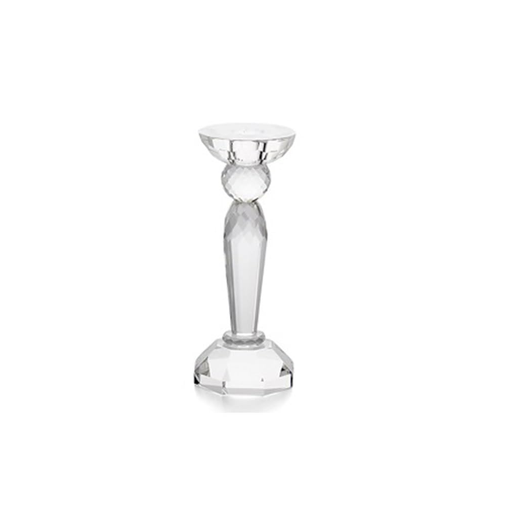 Candlestick Holders Creative Crystal Candlestick Elegant Candle Holder Centerpiece for Wedding, Church, Halloween, Dining, Home Decor Candle Holders(Small)
