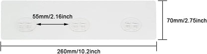 Skiennix Shower Caddy Replacement - Strong Adhesive Patch for No-Drill Bathroom Storage | 2 Pieces