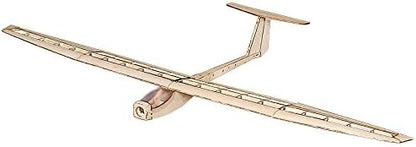 Balsa Wood Glider Plane Griffin Sailplane 1.6M Laser Cutting Model Airplane Kit to Build for Adults DIY RC Flying Model Aeroplane Aircraft Unasmsembled (KIT Only w/o Power System or Radio Control)