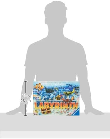 Ravensburger Ocean Labyrinth - Engaging Family Board Game for Kids &amp Adults - Quick Learning Curve - High Replayability - Perfect for Ages 7 and Up - Brilliant Mind Teaser