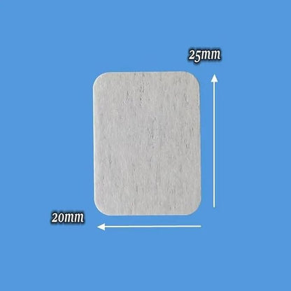 20 Pcs CA Hinges Aileron Connection for RC Aircraft Model Accessories Replacement Color White (Color : 20 pcs D25xW20xH0.3)