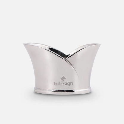 Gdesign Stainless Steel Napkin Ring, Decorative Napkin Holder for Dining Table Decoration, Gifts, Setting for Party, Wedding, Christmas, Thanksgiving and Birthday