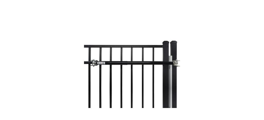 Lockey USA TB600B Black Alloy Steel Gate Closer