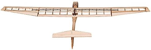 Balsa Wood Glider Plane Griffin Sailplane 1.6M Laser Cutting Model Airplane Kit to Build for Adults DIY RC Flying Model Aeroplane Aircraft Unasmsembled (KIT Only w/o Power System or Radio Control)
