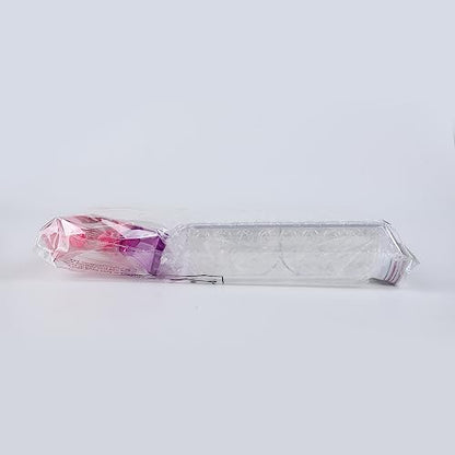 Teenitor Clear Coffin Nail Tips Set, Long Acrylic Nail Kit Full Cover Clear Press On Nails, 600 Pcs Fake Nails with Glue, Acrylic Nail Clipper Files and Buffer Polisher