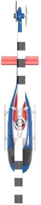 RC ERA C138-PRO Bell-206 Brushless Stabilized 6-Axis Gyroscope 6CH 3D RC Helicopter With Optical Flow Sensor and Upgraded Transmitter - Remote Control Helicopter RTF For Beginner &amp Adults (Blue)
