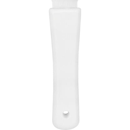 SPARTA Steel Handheld Scraper Kitchen Scraper Tool with Food-Safe Plastic Handle for Griddles, Pans, Pots, and Cutting Boards in Commercial Settings, Stainless Steel, 3 Inches, White
