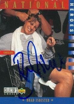 Sports Memorabilia Autograph Warehouse 67482 Brad Isbister Autographed Hockey Card Team Canada 1997 Upper Deck Cc No. 305