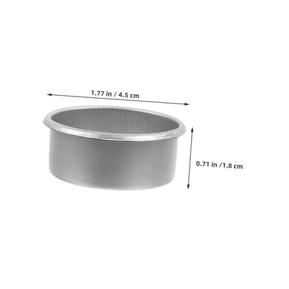 KAILIKETIY 15pcs Metal Candle Holders Decorative Tea Light Tins for Weddings Parties Home Décor Scented Candle Cups DIY Metal Containers Modern Minimalist Style