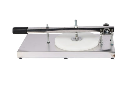 PreAsion 9.5Inch Pizza Dough Press Machine Stainless Steel Household Pizza Press with Plate Portable Commercial Dough Chapati Sheet Pizza Kitchen Dough Maker Tool
