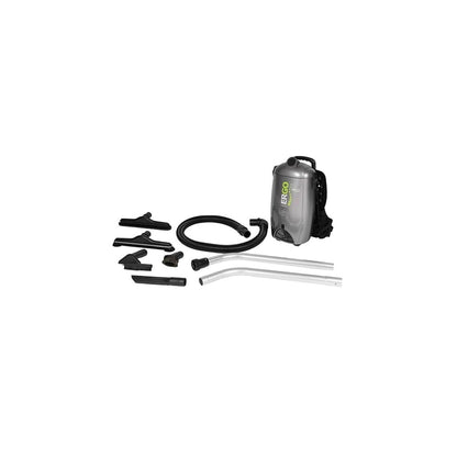 Atrix Ergo Pro Backpack Vacuum Cleaner, 8-Quart HEPA Filtration, 1400W Motor, 106 CFM Suction, Lightweight & Quiet 72 dB, Includes Hose, Wand, Carpet/Hard Floor/Upholstery/Crevice Tools