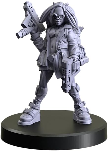 Monster Fight Club Cyberpunk Red Combat Zone Miniatures: Piranhas Starter Gang