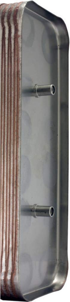 Duda Energy HX1240:F34 B3-12A 40 Plate Stainless Steel Heat Exchanger with 3/4" Female NPT Ports Copper Brazed, 3.8" Height, 2.9" Width, 7.5" Length