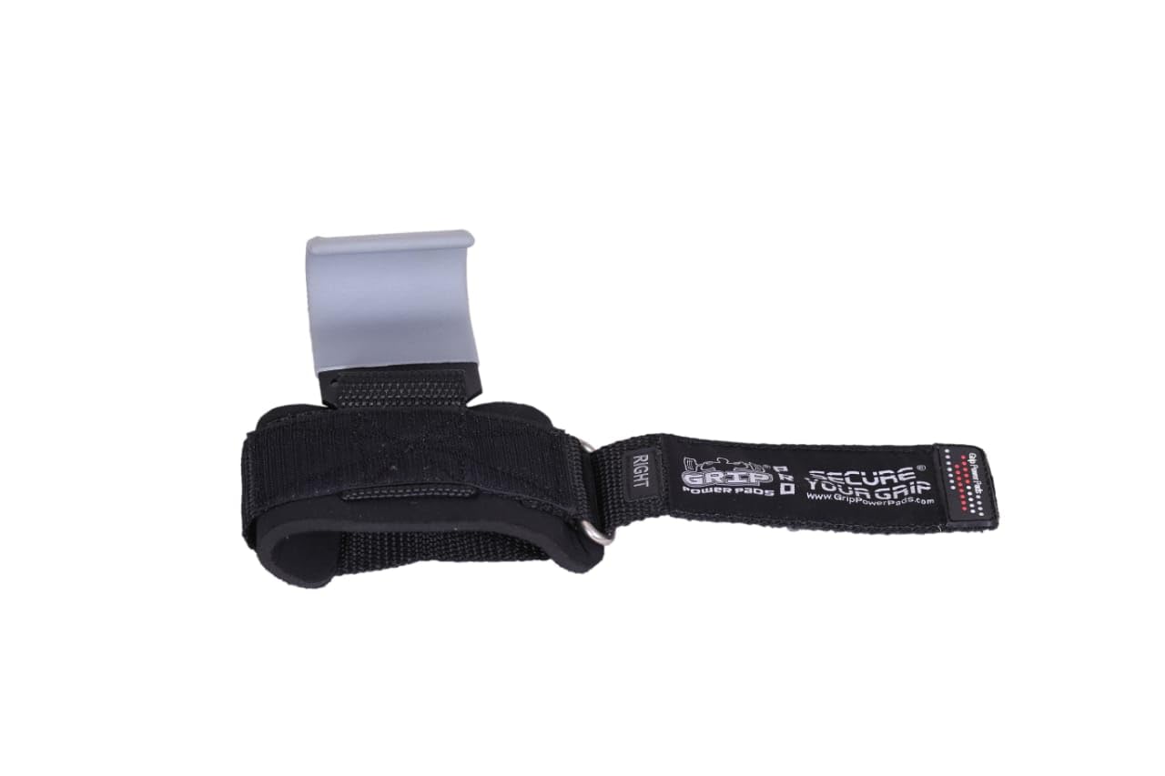 Weight Lifting Hooks Heavy Duty Lifting Wrist Straps Pull Ups Deadlift Straps Power Lifting Grips Padded Workout Straps for Weightlifting Gym Gloves for Men & Women Premium Workout Equipment