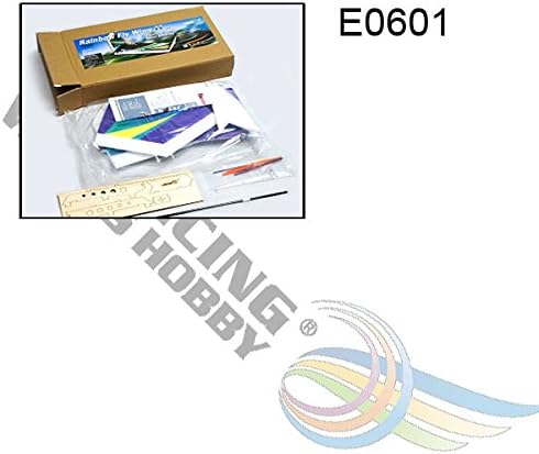 DW Hobby Electric Micro Flying Wing 1000mm Rainbow ZAGI Plane to Build (E0601)