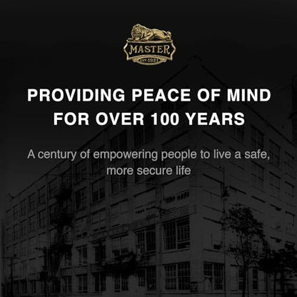 Master Lock 105D Laminated Steel Warded Padlock, 1 Count (Pack of 1) 1-1/8" Wide, 105D