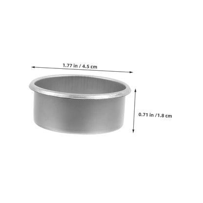 BATHVEVE 15pcs Metal Tealight Candle Holders for Home Decor DIY Aromatherapy and Fragrance Diffusion Modern Metal Candle Tins for Weddings and Parties