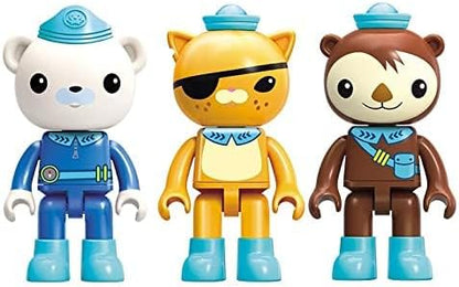 Building Block Ocean Adventure Octonauts GUP-X Launch and Rescue Vehicle &amp Barnacles Shellington Kwazii 395pcs Building Brick Set-No Package Box