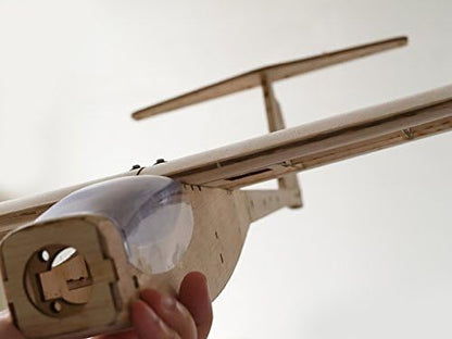 Balsa Wood Glider Plane Griffin Sailplane 1.6M Laser Cutting Model Airplane Kit to Build for Adults DIY RC Flying Model Aeroplane Aircraft Unasmsembled (KIT Only w/o Power System or Radio Control)
