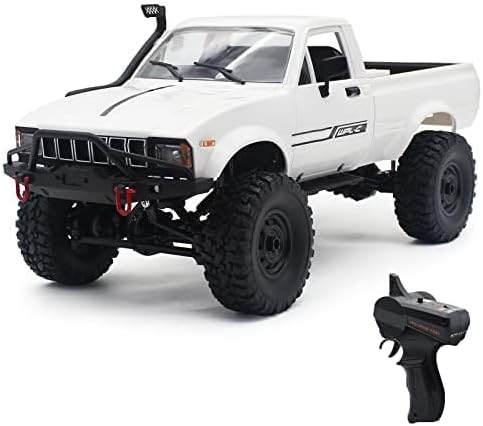 Mostop RC Crawler 1/16 Scale 4WD Offroad Rock Crawler Climbing Vehicle RC Truck Toys C24-1 Throttle &amp Steering Control Pickup Truck 2.4Ghz Remote Control Children RC Car for Kids
