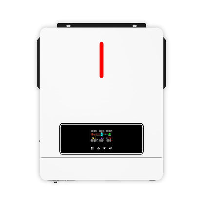 Y&H 4.2KW 24VDC Solar Hybrid Inverter AC220V Two Load Output Power, On/Off-Grid Built in 120A MPPT Solar Charger Max PV Power 6200W Input, for 48V Lead Acid/Lithium Battery, Supports Battery-Free use