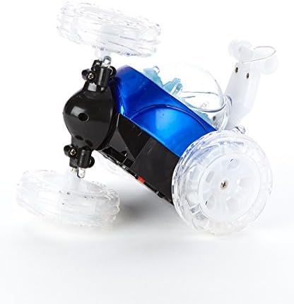 Mindscope Turbo Twisters Blue 49 MHZ Bright LED Light Up Stunt RC Remote Control Vehicle