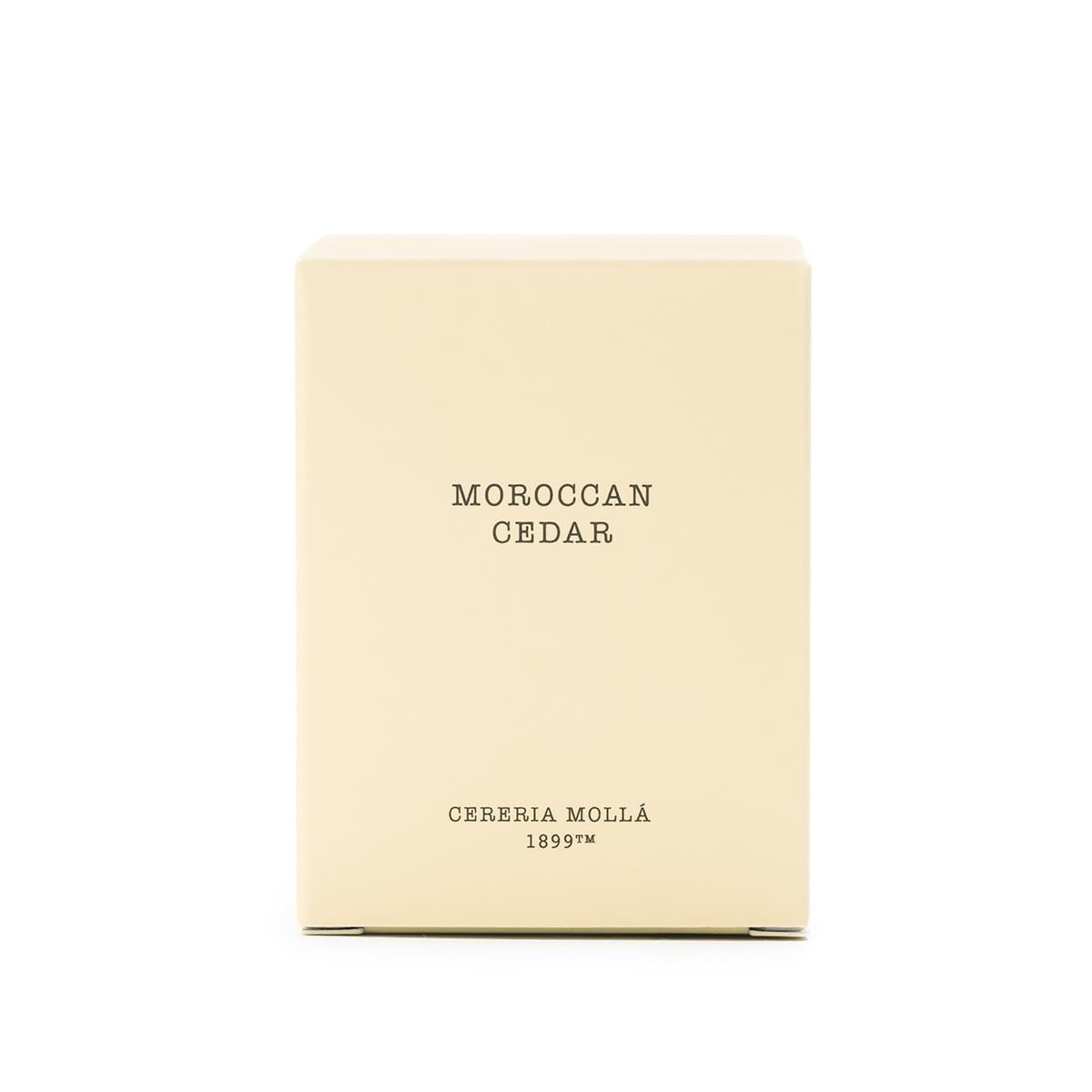 CERERA MOLLA 1899 | Mini Moroccan Cedar Candle | 1 Wick Aromatic | 20 Hours Burn Time | Natural Fragrances | Recyclable Packaging | Artisan