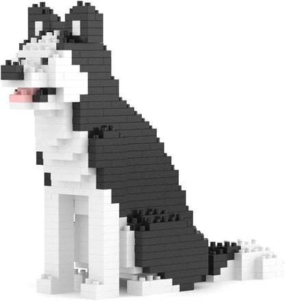 JEKCA Husky Mini 01S | Mini Dog Plastic Building Blocks | Age 14+