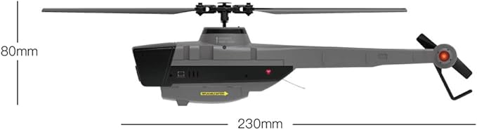 X-MechFun Military Remote Control Helicopter RC ERA C128 Scout Drone 4CH Aerial Vehicle Reconnaissance 6-Axis Gyro RC Aircraft Helicopter Christmas for Adults