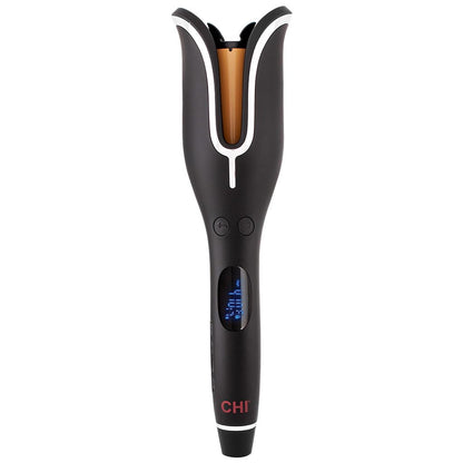 CHI Spin N Curl, Curling Iron For Healthy & Shiny Effortless Curls & Waves, Provides Preset Temperature Settings For Each Hair Texture, Rose Gold