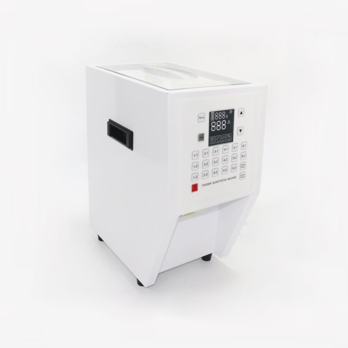 Automatic Fruit Powder Dispenser, SHengwin 3.5L Powder Quantitative Machine 110V Digital Powder Dispensing Machine for Bubble Tea Equipment, Commercial & Home Use