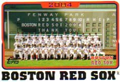Topps 2005 Red Sox Team Set