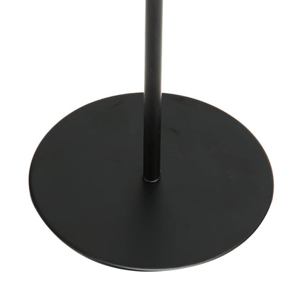 Black Gold Candlestick Holder, Elegant Brushed Iron Candle Stand, Romantic Decorative Metal Candle Holder with Slim Design for Weddings Home Decor and Gift Giving