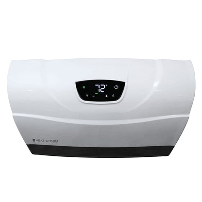 Heat Storm Phoenix Infrared Space Heater with Attachable Feet, Remote Control, Energy Efficient-750-1500 Watts, White Floor or Wall - HS-1500-PHX