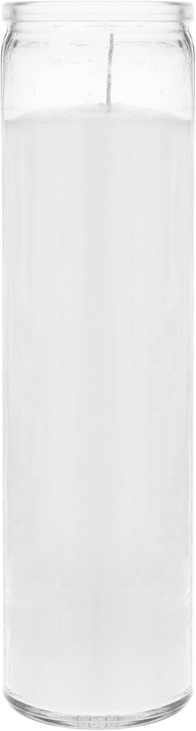 Aspen Brands Blessed Sanctuary Devotional Prayer Candle Religious Candle, (White, 36 Pack)