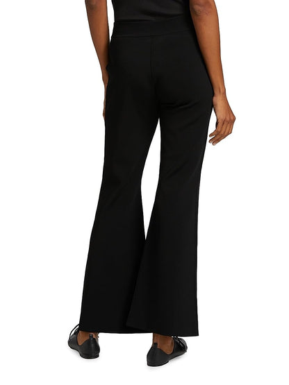 Stella McCartney, Compact Knit Kick-Flare Pants, Medium, Black