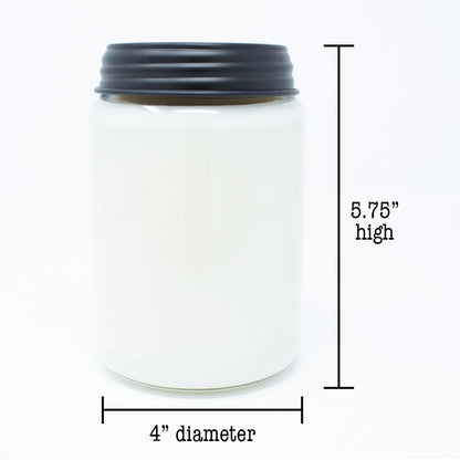 Milkhouse Candle Company Wild Lilacs Soy Candles - Lilacs | Jasmine & Lily | Verdant Greens Scented - 26 oz Farmhouse Jar with Lid, 150+ Hour Burn Time, Made in the USA