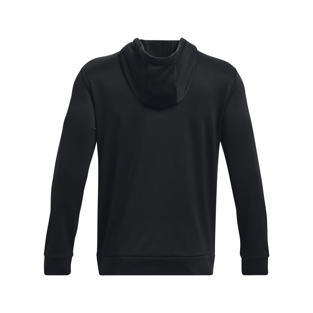 Under Armour mens Armour Fleece Big Logo Hoodie, (001) Black / / Black, X-Small