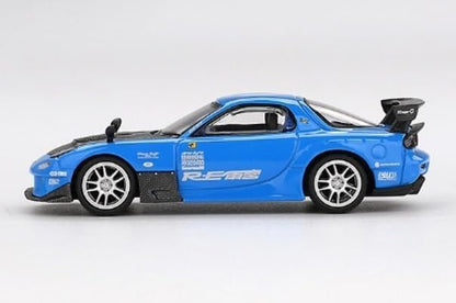 MINI GT MGT01046-BL 1/64 RX-7 RE Amemiya 20B NA 3ROTOR-7 Amemiya (Right Handle) Finished Product MGT01046
